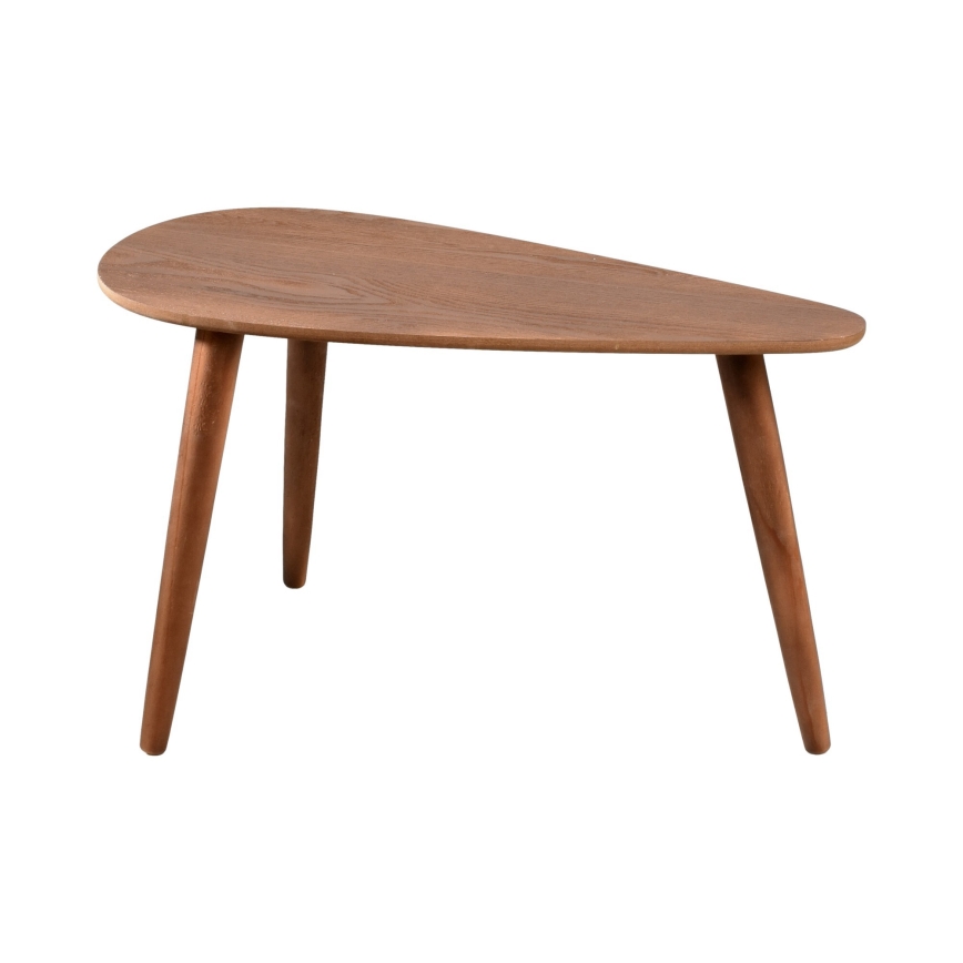SET 2x Salontafel SOLE 60/80x30/40 cm walnoot