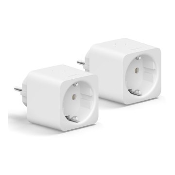 SET 2x Slim stopcontact Philips Hue Smart plug EU SCHUKO