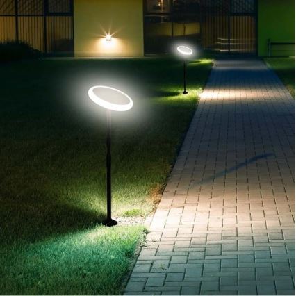 SET 2x LED Verstelbare solar tuinlamp GARDEN LED/3W/5V 42-80 cm 4000K IP65 1000 mAh