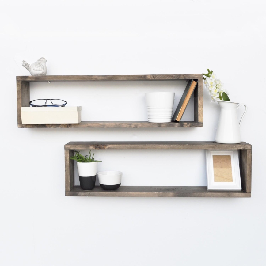 UNNINOX Wandschap | RVS | 3 Niveaus | Verstelbare Hoogte | Diepte 300