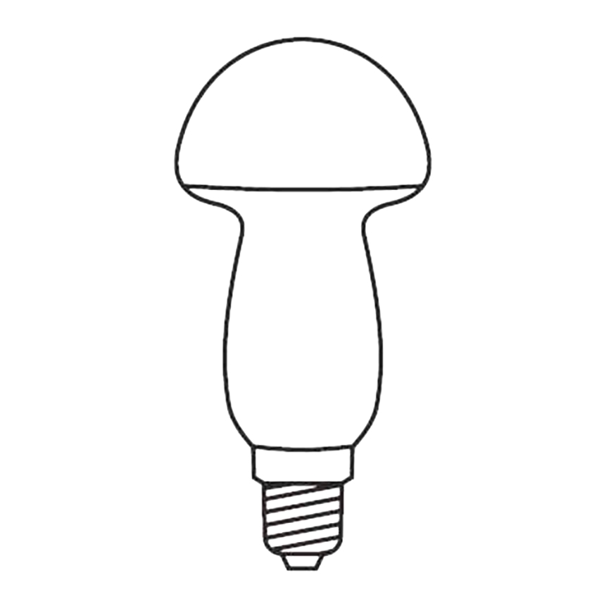 SET 3 x Reservelamp MUSHROOM E10/20V/0,1A rood gemaakt in Europa