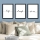 SET 3x Foto in een fotolijstje 24x29 cm zwart
