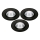 SET 3x Hangende LED Badkamer plafond verlichting LED/5,5W/230V 2700K IP65 zwart