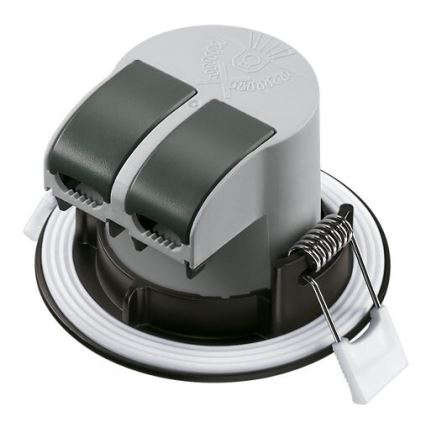 SET 3x Hangende LED Badkamer plafond verlichting LED/5,5W/230V 2700K IP65 zwart