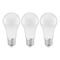 SET 3x LED Lamp A60 E27/10W/230V 2700K