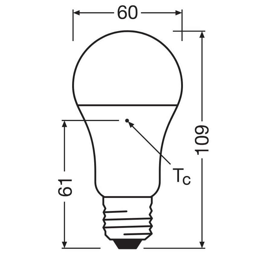 SET 3x LED Lamp A60 E27/10W/230V 4000K