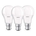 SET 3x LED Lamp B22d/8,5W/230V 4000K - Osram