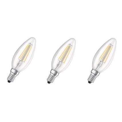 SET 3x LED Lamp BASE VINTAGE B40 E14/4W/230V 4000K – Osram