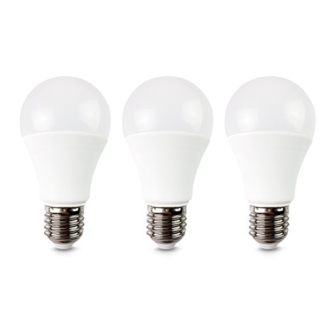 SET 3x LED Lamp E27/12W/230V