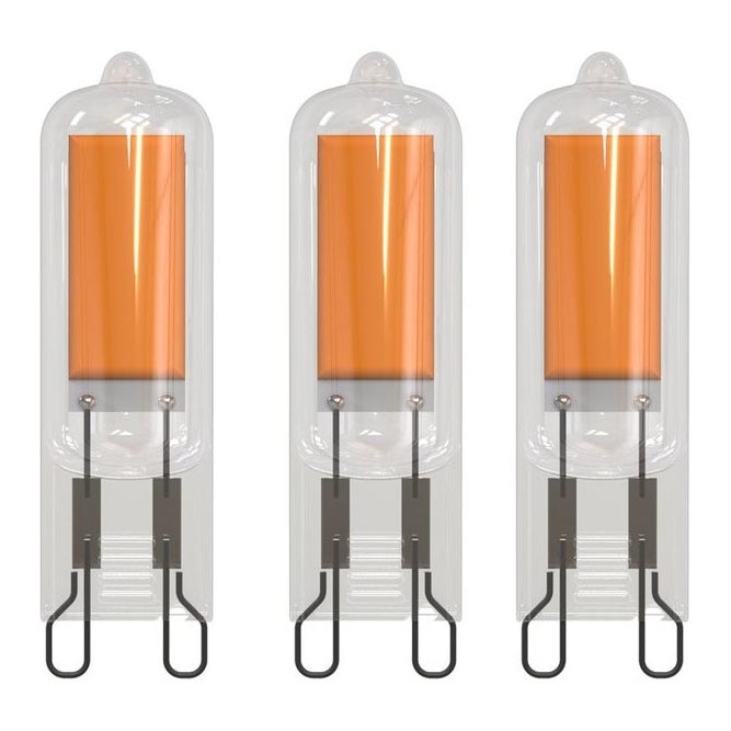 SET 3x LED Lamp G9/2W/230V 3000K - Eglo 10614
