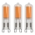 SET 3x LED Lamp G9/2W/230V 3000K - Eglo 10614