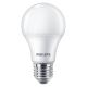 SET 3x LED Lamp Philips A60 E27/10W/230V 2700K