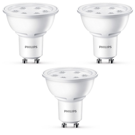 Wederzijds Voorwaardelijk Grappig SET 3x LED Lamp Philips GU10/3,5W/230V 2700K | Lampenmanie