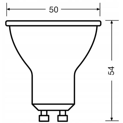 SET 3x LED-reflectorlampen PAR16 GU10/6,9W/230V 6500K 36° - Osram