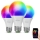 SET 3x LED RGBW dimbare lamp ESSENTIALS A60 E27/8,5W/230V CRI 90 2700-6500K Wi-Fi - Nanoleaf