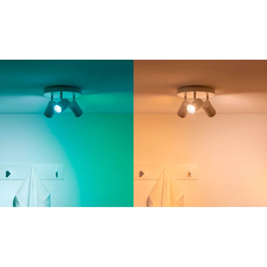 SET 3x LED RGBW dimbare lamp PAR16 GU10/4,7W/230V 2200-6500K Wi-Fi - WiZ