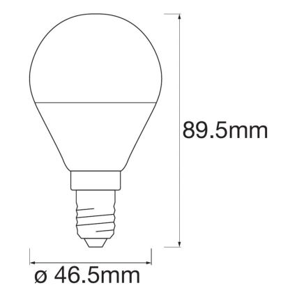 Set 3x LED RGBW Lamp dimbaar SMART + E14 / 5W / 230V 2700K-6500K Wi-Fi - Ledvance