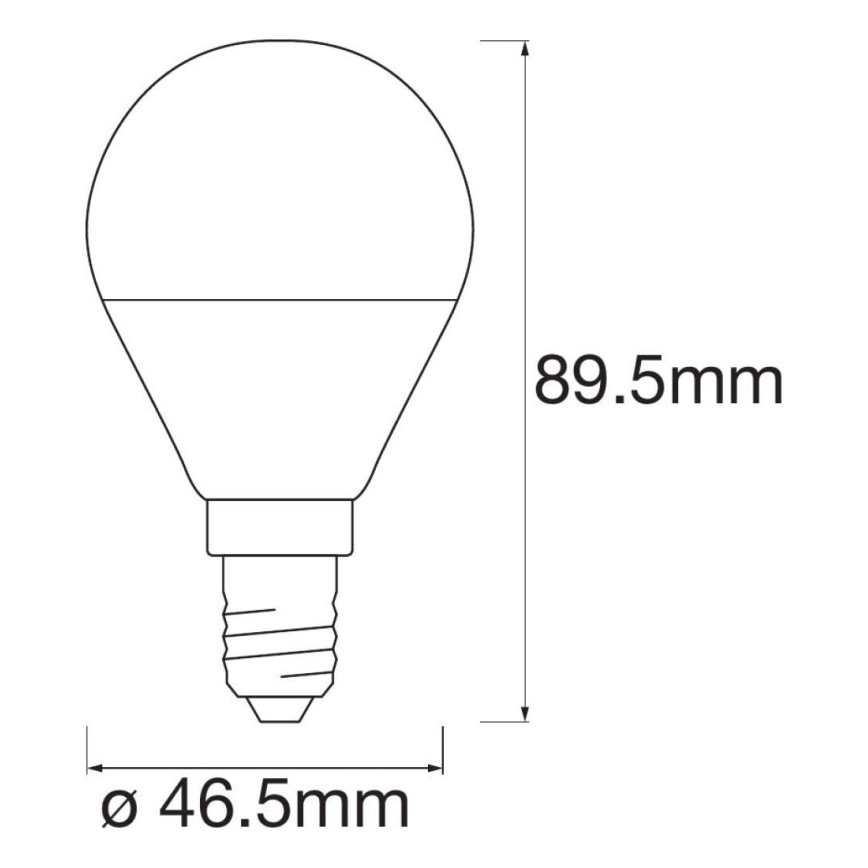 Set 3x LED RGBW Lamp dimbaar SMART + E14 / 5W / 230V 2700K-6500K Wi-Fi - Ledvance