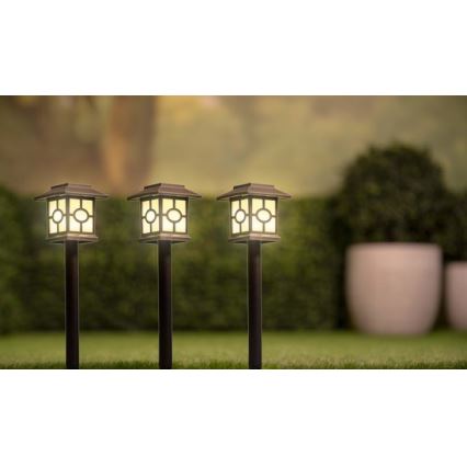 SET 3x LED Solar lamp LED/1,2V