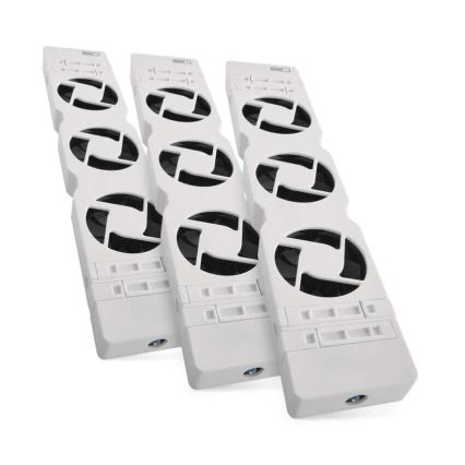 SET 3x Radiatorventilator 5/230V wit