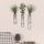 SET 3x Wanddecoratie voor bloemen 20/25/30 cm zwart