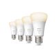 SET 4x Dimbare LED Lamp Philips Hue WHITE A60 E27/9W/230V 2700K