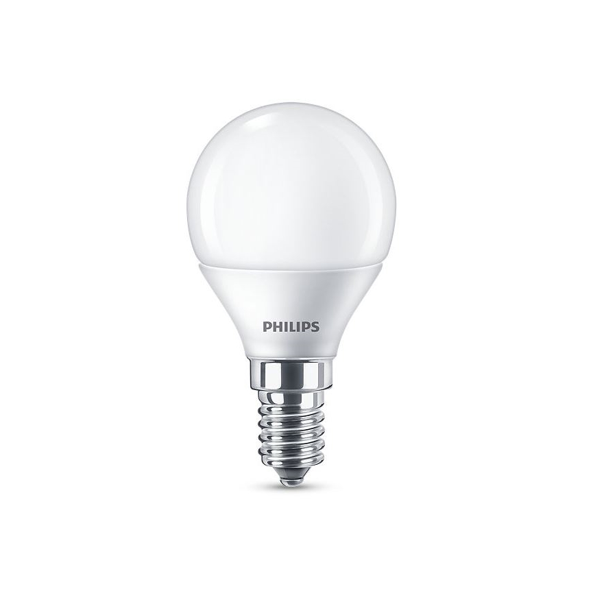SET 4x LED Lamp Philips P45 E14/5,5W/230V 2700K