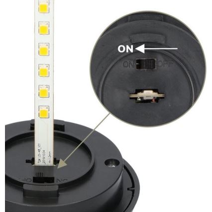 SET 4x LED Solar lamp 4xLED/3,6V 1xAAA IP44 100 mAh