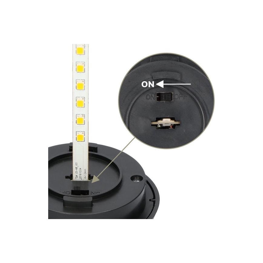 SET 4x LED Solar lamp 4xLED/3,6V 1xAAA IP44 100 mAh