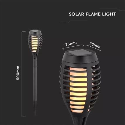 SET 4x LED Solar lamp 4xLED/3,6V 1xAAA IP44 100 mAh