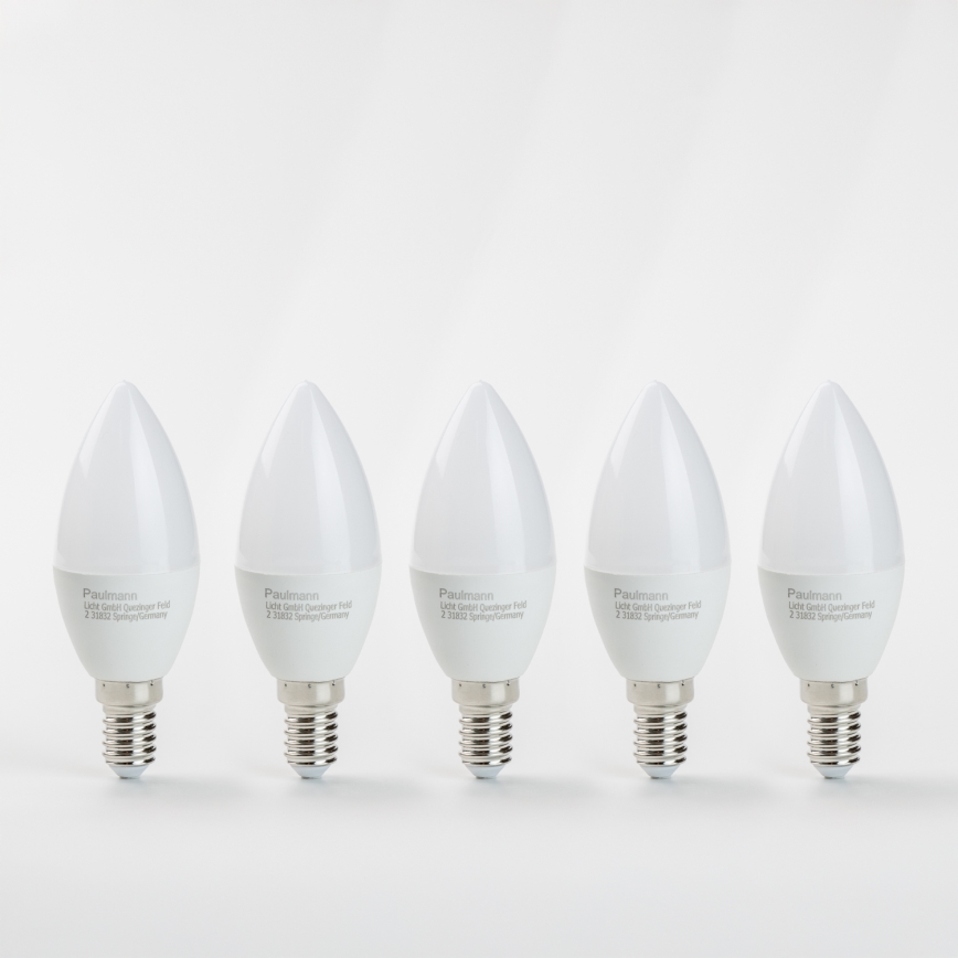 SET 5x LED Lamp E14/5,5W/230V 2700K - Paulmann 28782