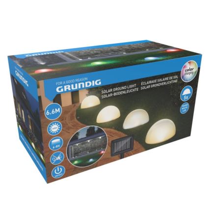 SET 5x LED Solar lamp LED/3,2V 600 mAh Meerdere kleuren