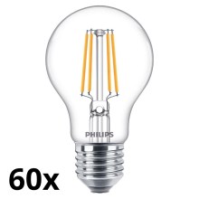 SET 60x LED Lamp VINTAGE Philips A60 E27/4,3W/230V 2700K