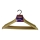 SET 6x Houten hanger 23x44,5 cm
