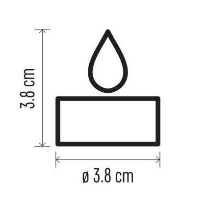 SET 6x LED Kerst Decoraties 6xLED/6xCR2032 wit