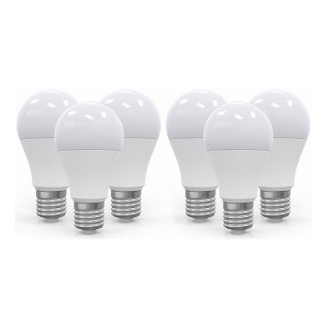 SET 6x LED Lamp E27/10W/230V 2800K