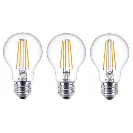 SET 6x LED Lamp VINTAGE Philips E27/7W/230V 2700K