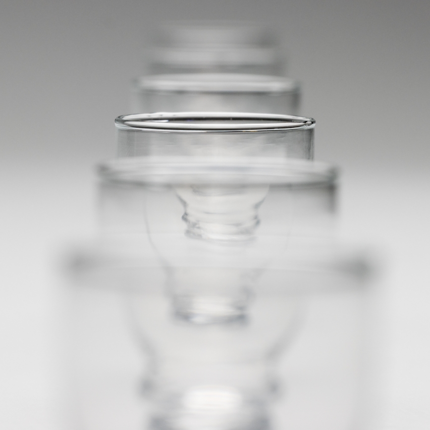 Set 6x likeur glas doorzichtig