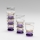 Set 6x shotglas doorzichtig paars