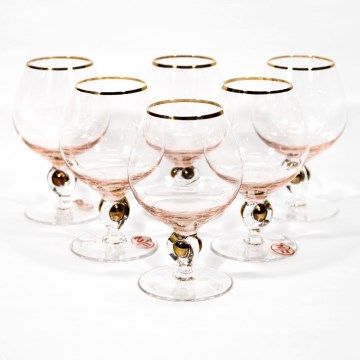 Set 6x wijnglas Brendy helder