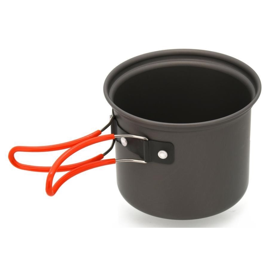 Set camping kookgerei met een spons 4st