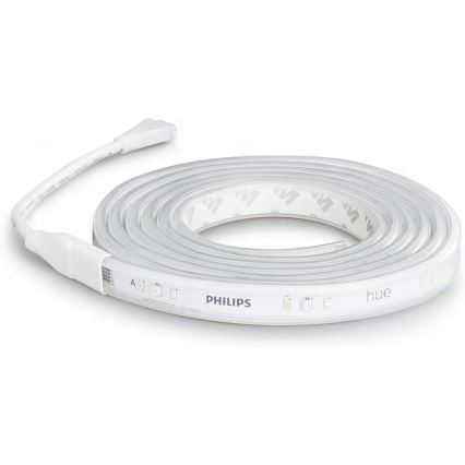 SET - LED RGBW dimbare strip Philips Hue WHITE AND COLOR AMBIANCE 2m LED/20W/230V + strip 1m LED/11W/12V