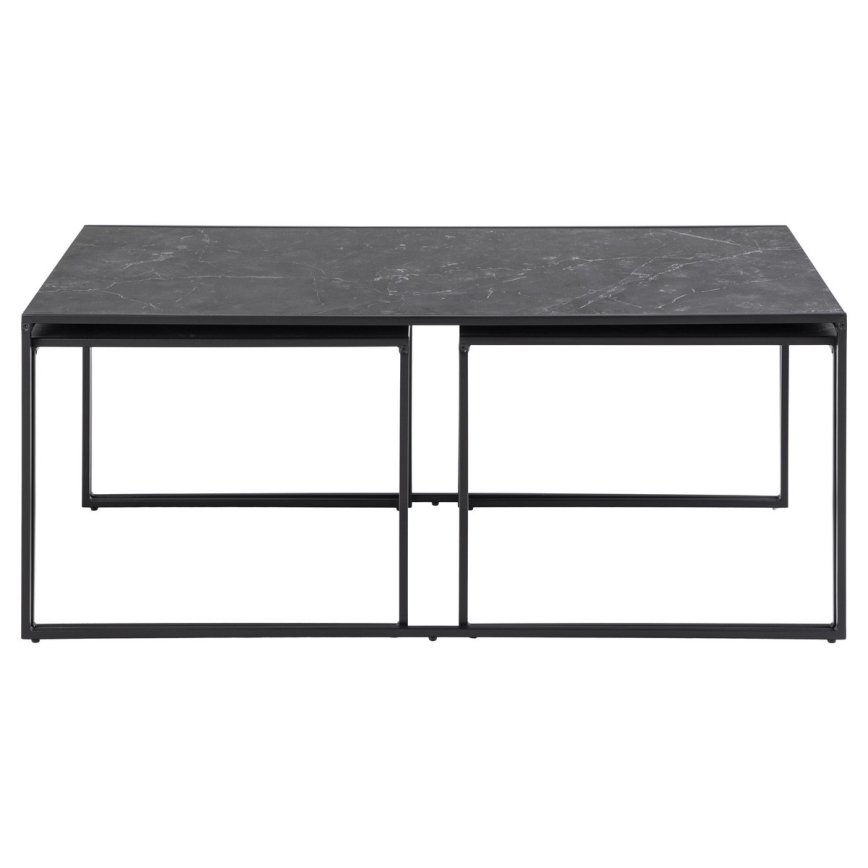 Set salontafels ALMA 3 st. antraciet