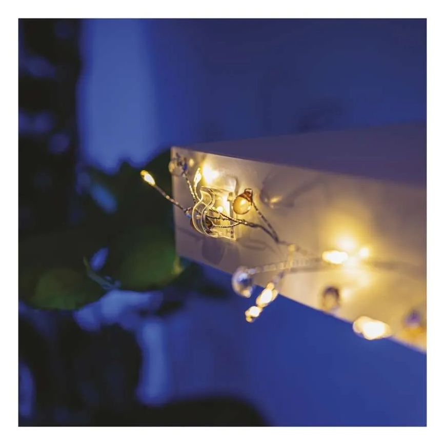 Set van 10 houders voor kerstverlichting