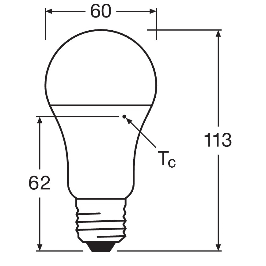 Set van 10 LED-lampen CLASSIC A75 E27/10W/230V 4000K - Osram