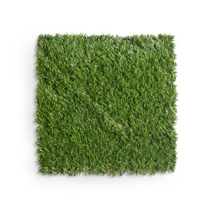 Set van 11 kunstgrastegels 30x30 cm, poolhoogte 20 mm, groen