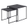 Set van 2 ALMA salontafels antraciet