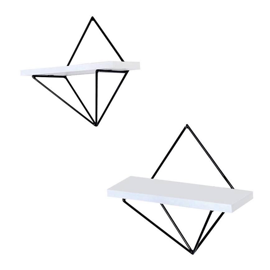 Set van 2 DIA-planken, wit/zwart