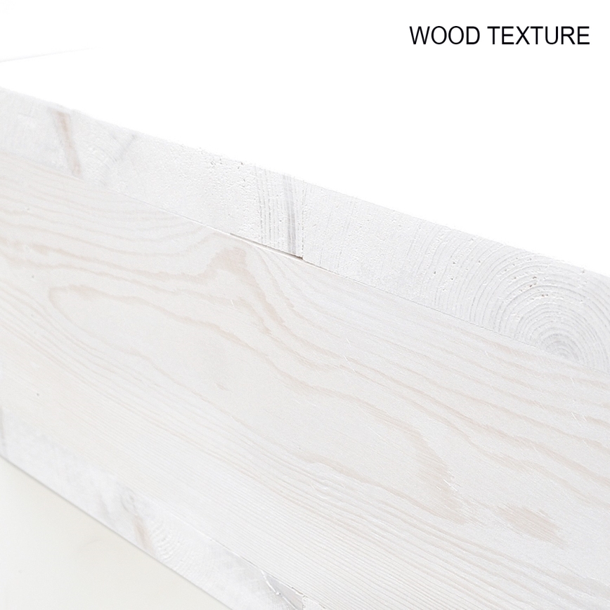 Set van 2 DIA-planken, wit/zwart