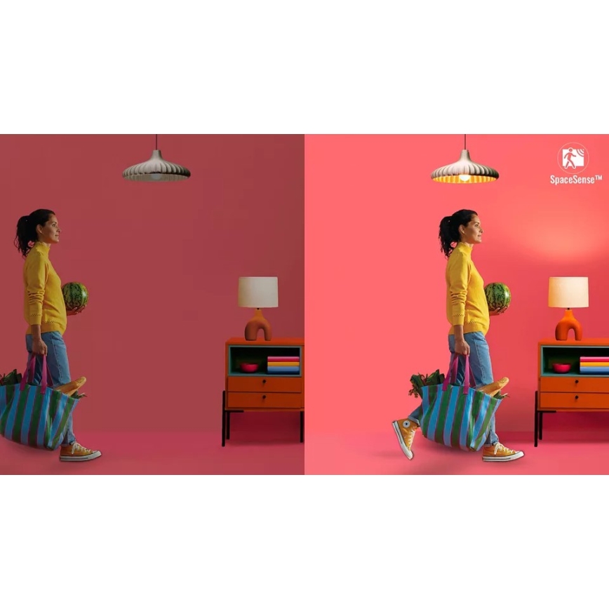 SET van 2 dimbare LED-lampen met bewegingssensor PAR16 GU10/4,7W/230V 2700-6500K CRI 90 Wi-Fi - WiZ